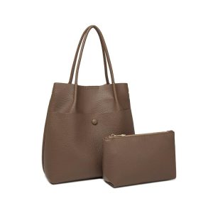 Medium Slim Grained Leather Tote Bag  | Womens Tote Bags