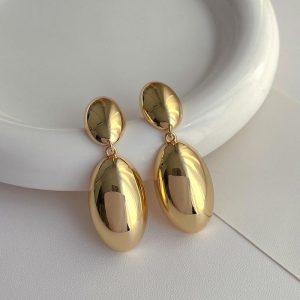 Mira Gold-Plated Drop Earrings  | Womens Earrings