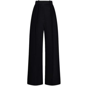 Nova Mid-Rise Wide-Leg Pleated Pants  | Womens Pants & Shorts