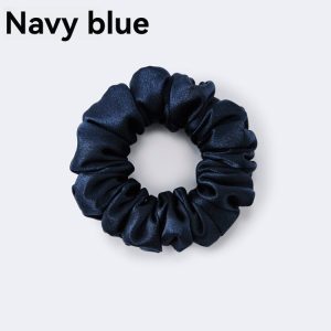 Silky Charmeuse Medium Pony Scrunchie  | Womens Hair Accessories