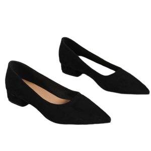 Sloane Suede Block-Heel Pumps  | Womens Pumps & Heels