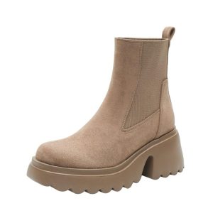 Suede Chelsea Ankle Booties  | Womens Boots