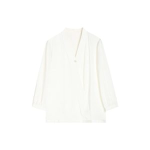 Tiffany Pleated Button-Front Blouse  | Womens Tops