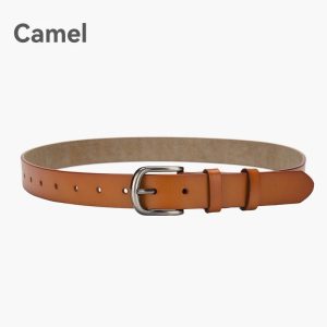 Monili-Loop Textured Pebble Leather Belt  | Womens Belts